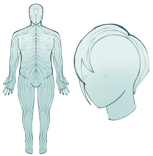 Foodies have nerve system just like human but also have them in their hair usually depending of the component, it stings to cut.